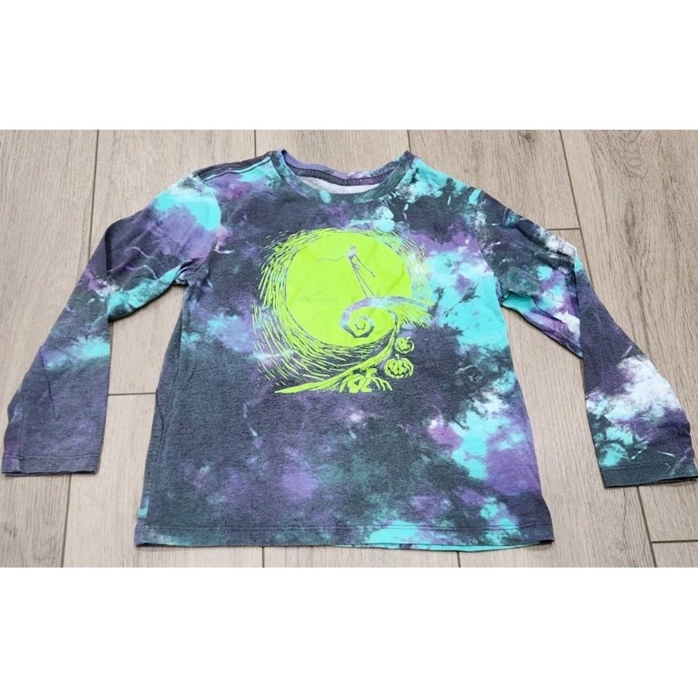 Disney The Nightmare Before Christmas Tie Dye Longsleeve tshirt Kids Small (5/6)